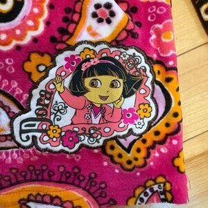 Dora the Explorer Y2K 2000s Long Sleeved Nickelodeon Size 5 Girls Pink Paisley
